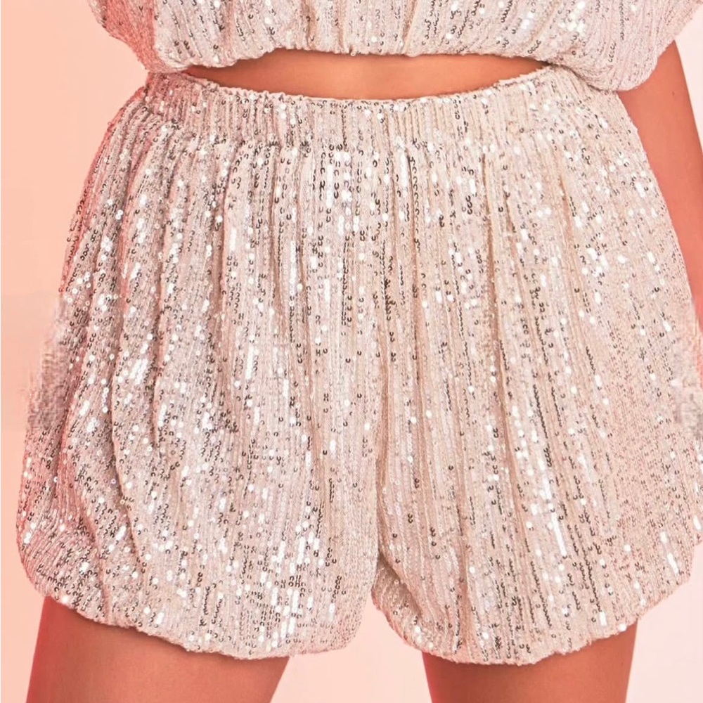 Sequin Shorts Size M